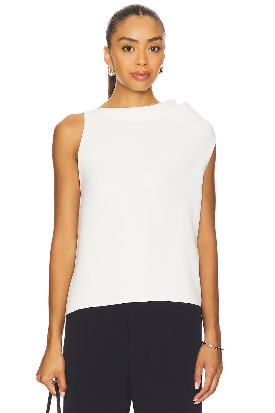 a-line asymmetrical draped top