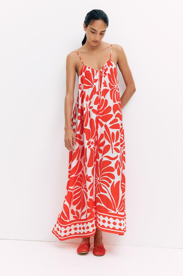 a-line maxi dress