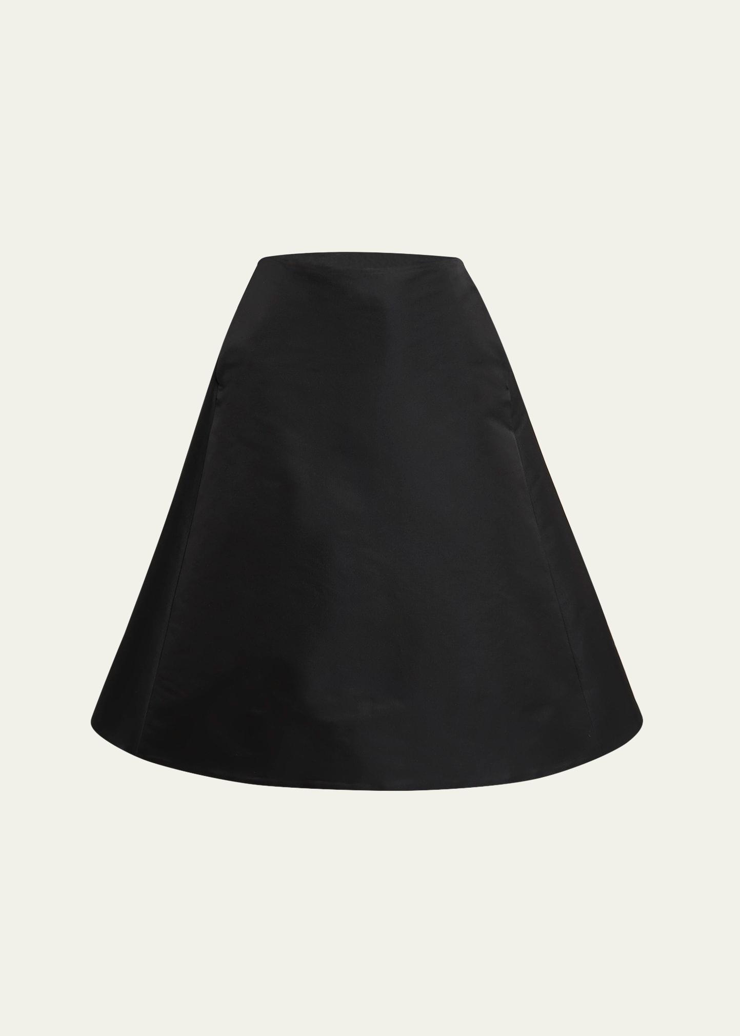 a-line midi circle skirt