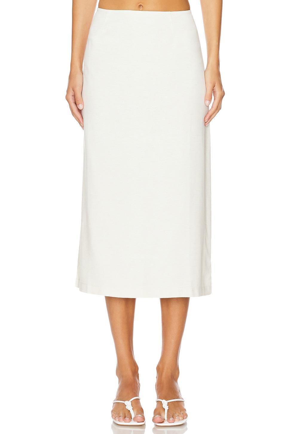 a line midi skirt