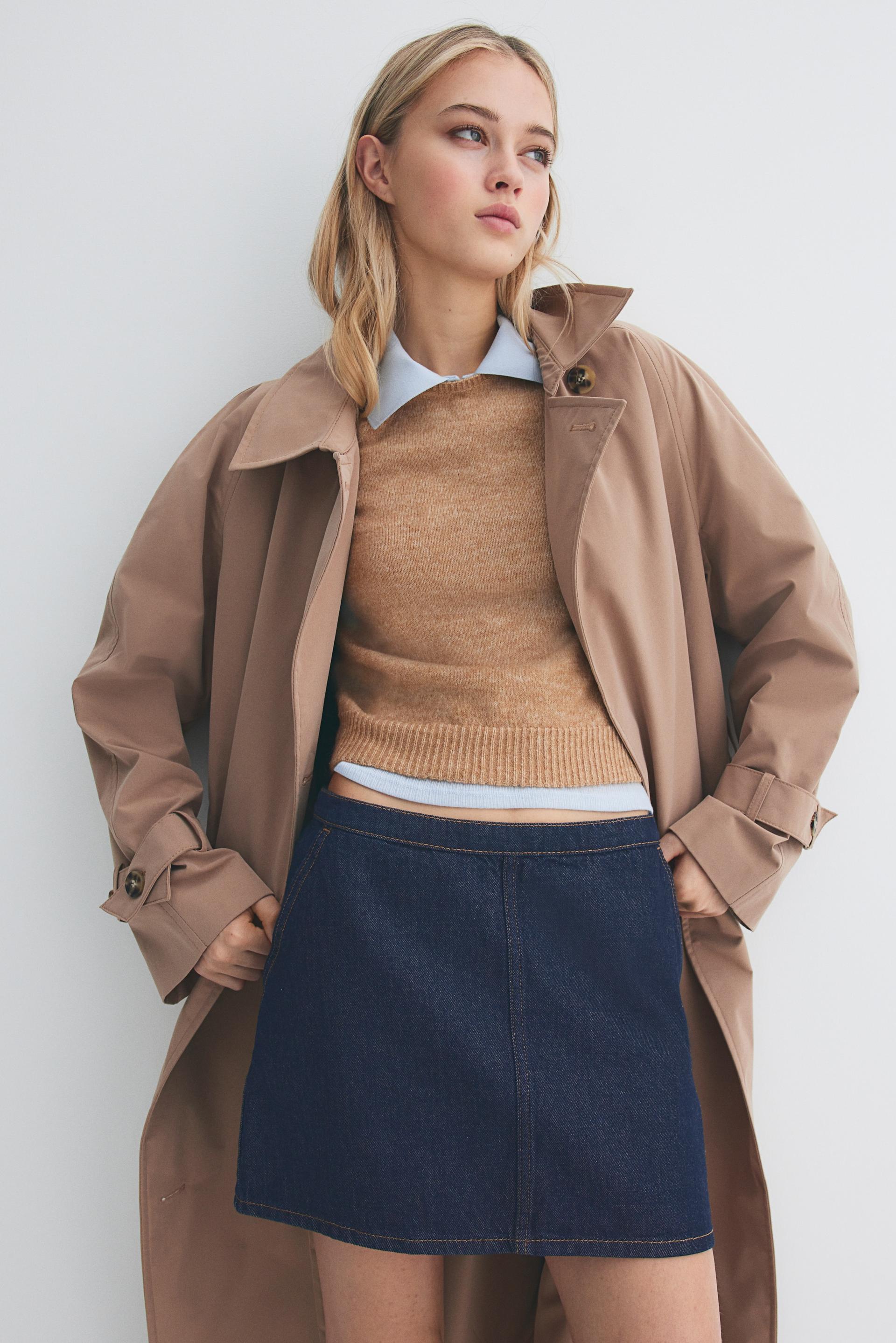 a-line mini skirt