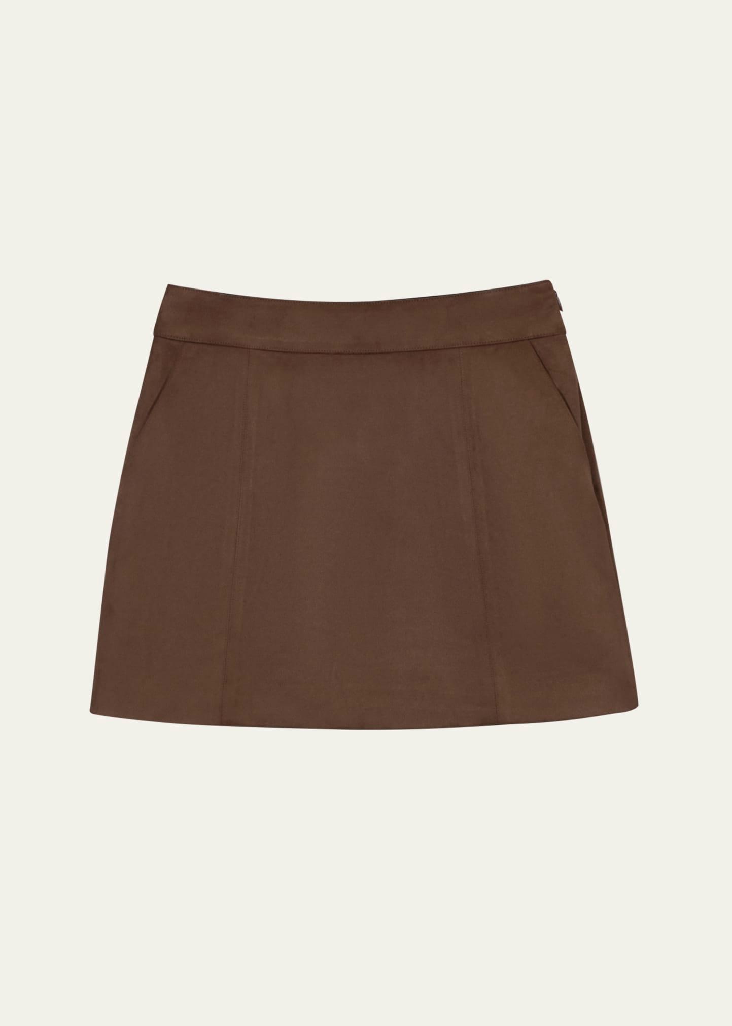 a-line mini skirt