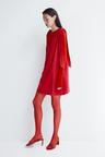 a-line tie-strap dress