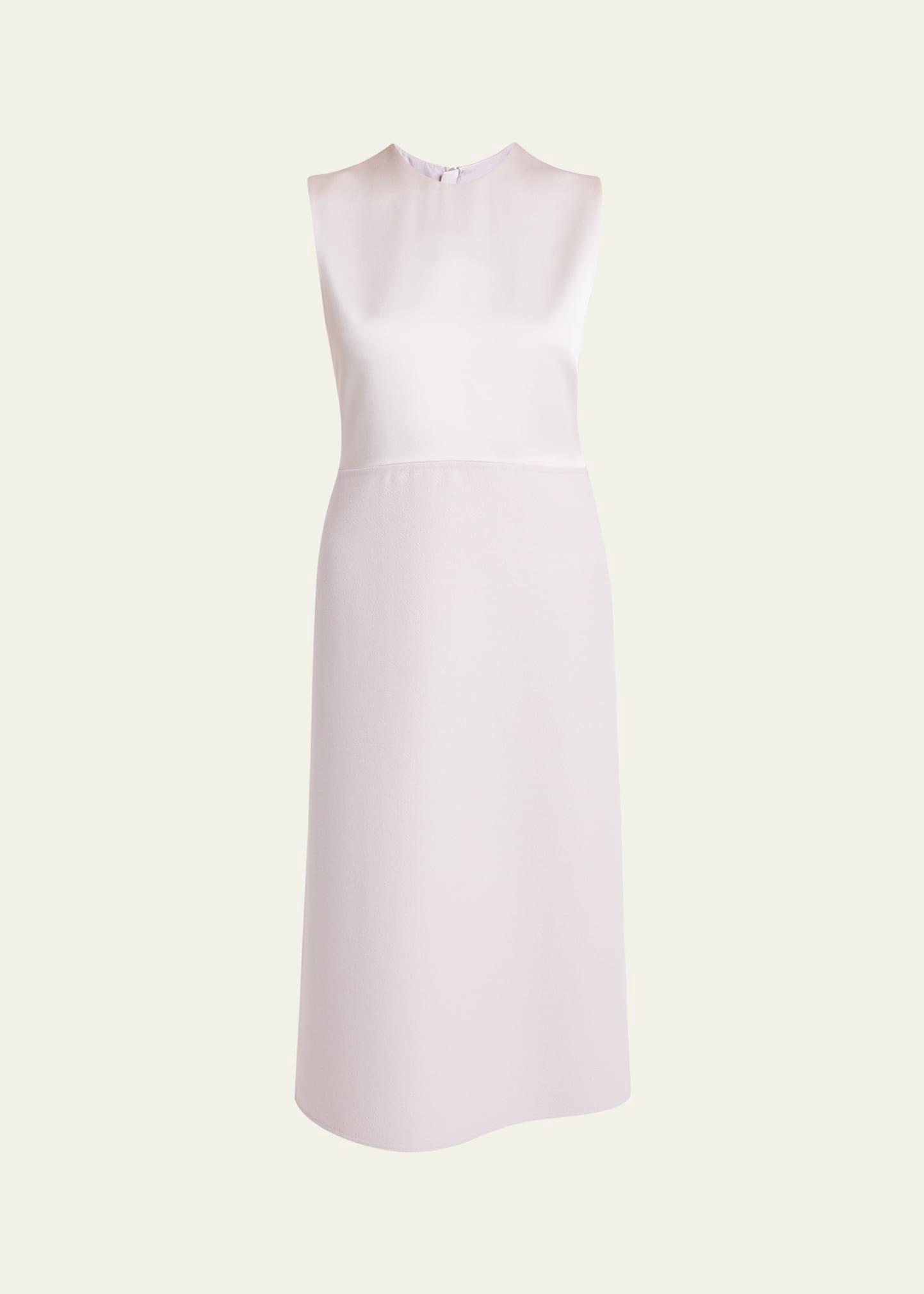 a-line wool midi dress