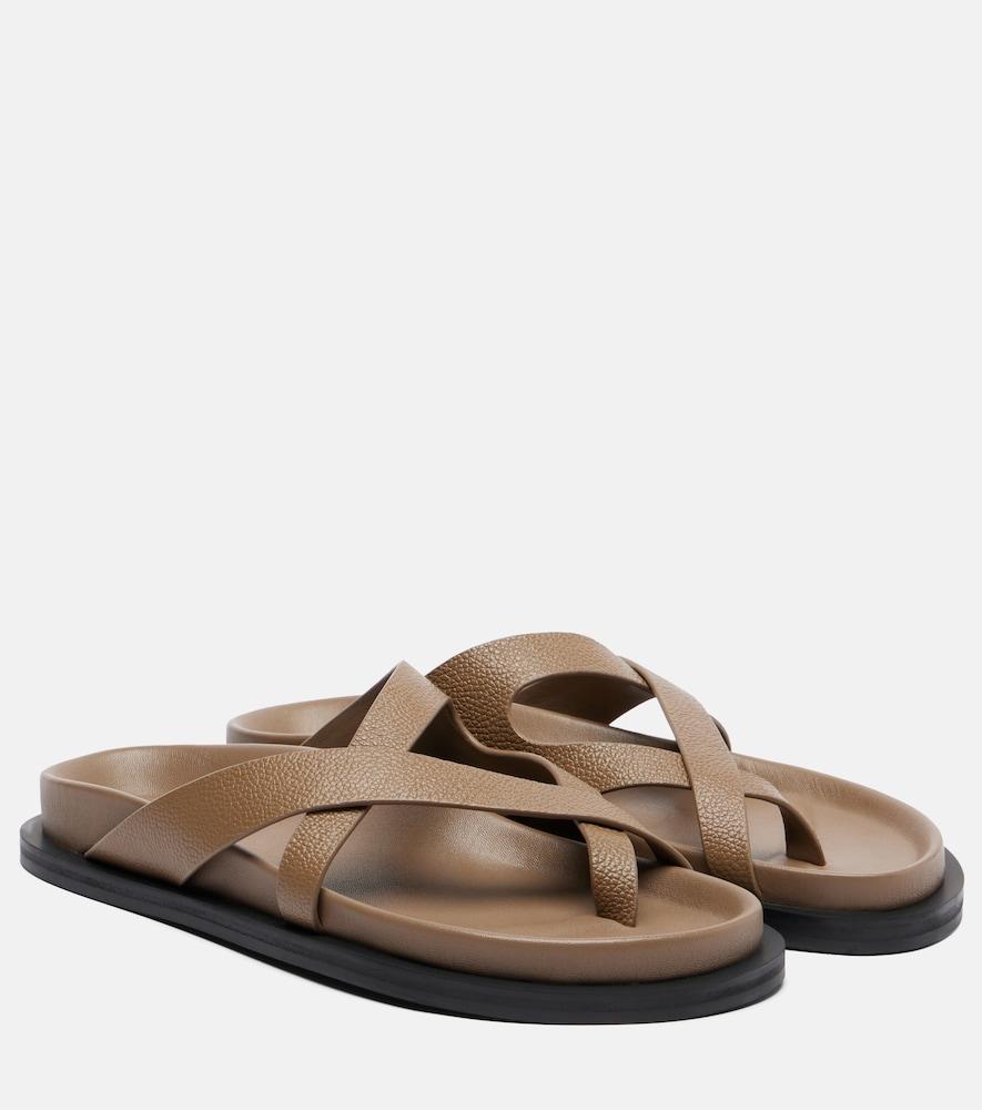 a. emery claude leather sandals