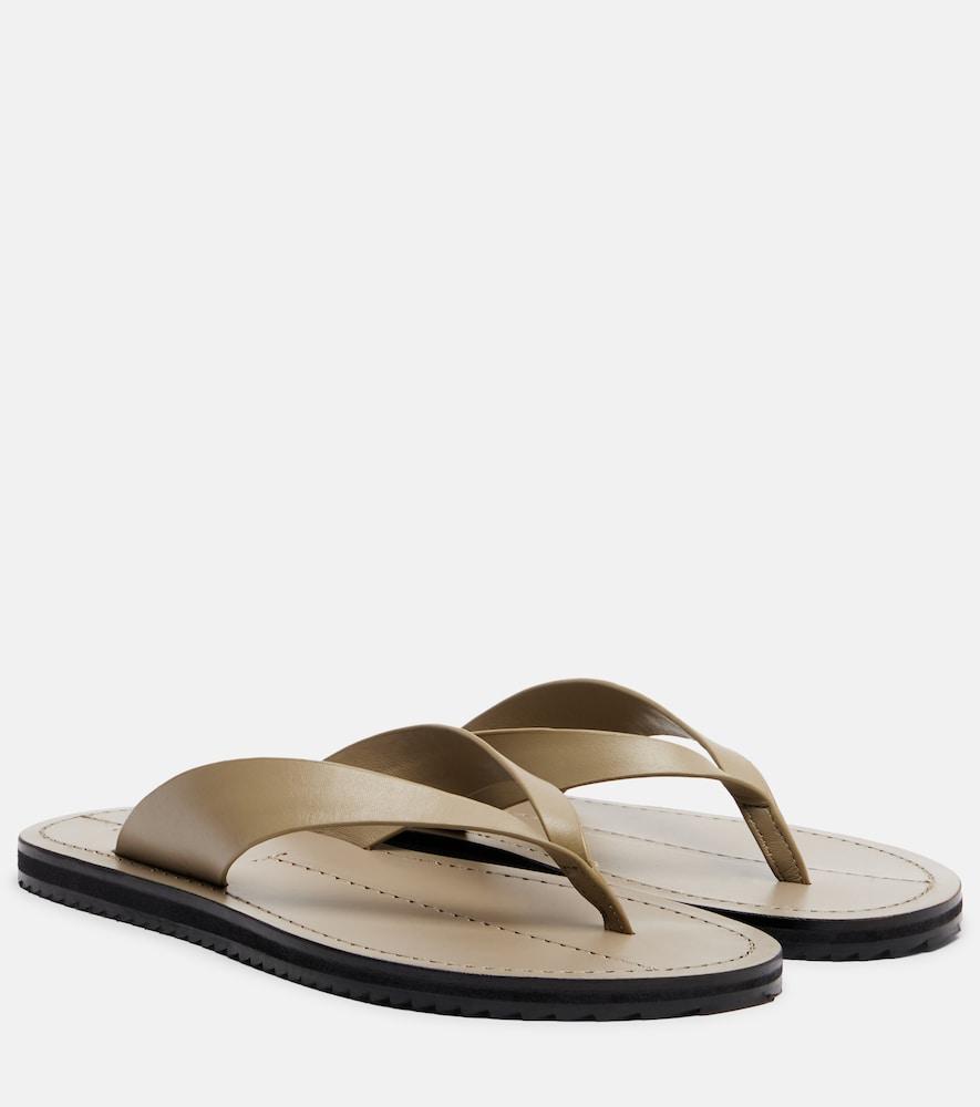 a. emery flora leather thong sandals