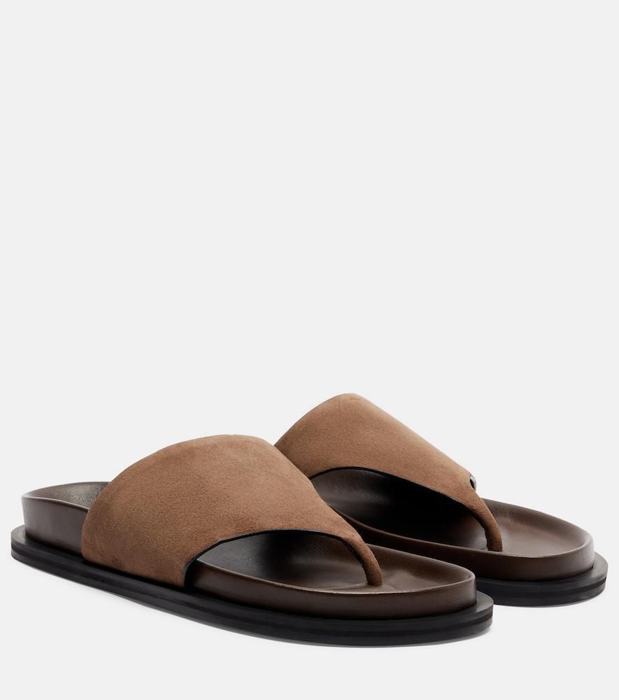 a. emery imara suede thong sandals