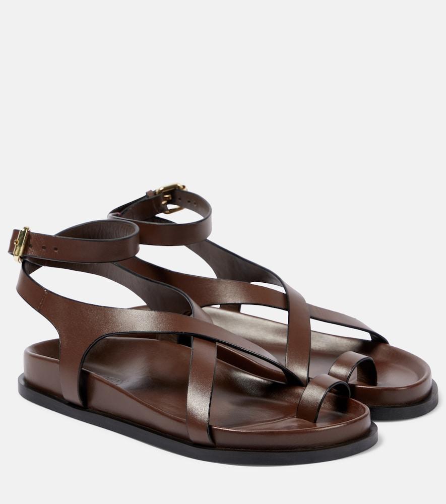 a. emery jalen slim leather sandals