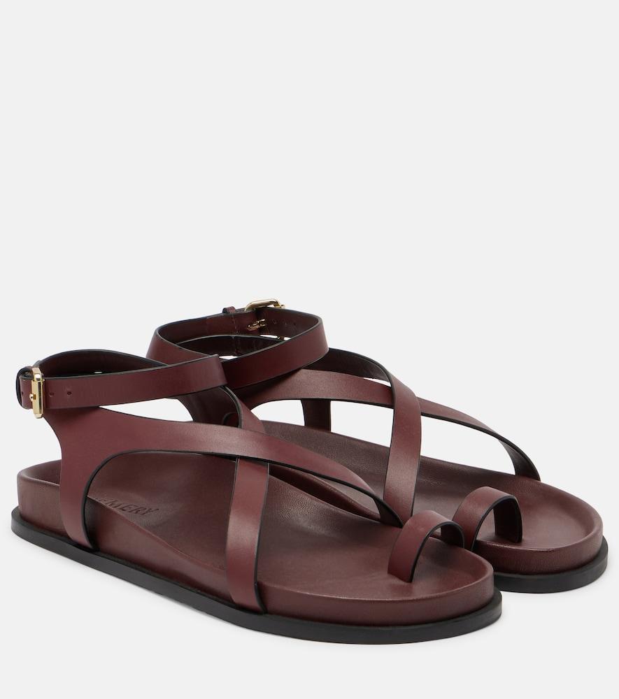 a. emery jalen slim leather sandals