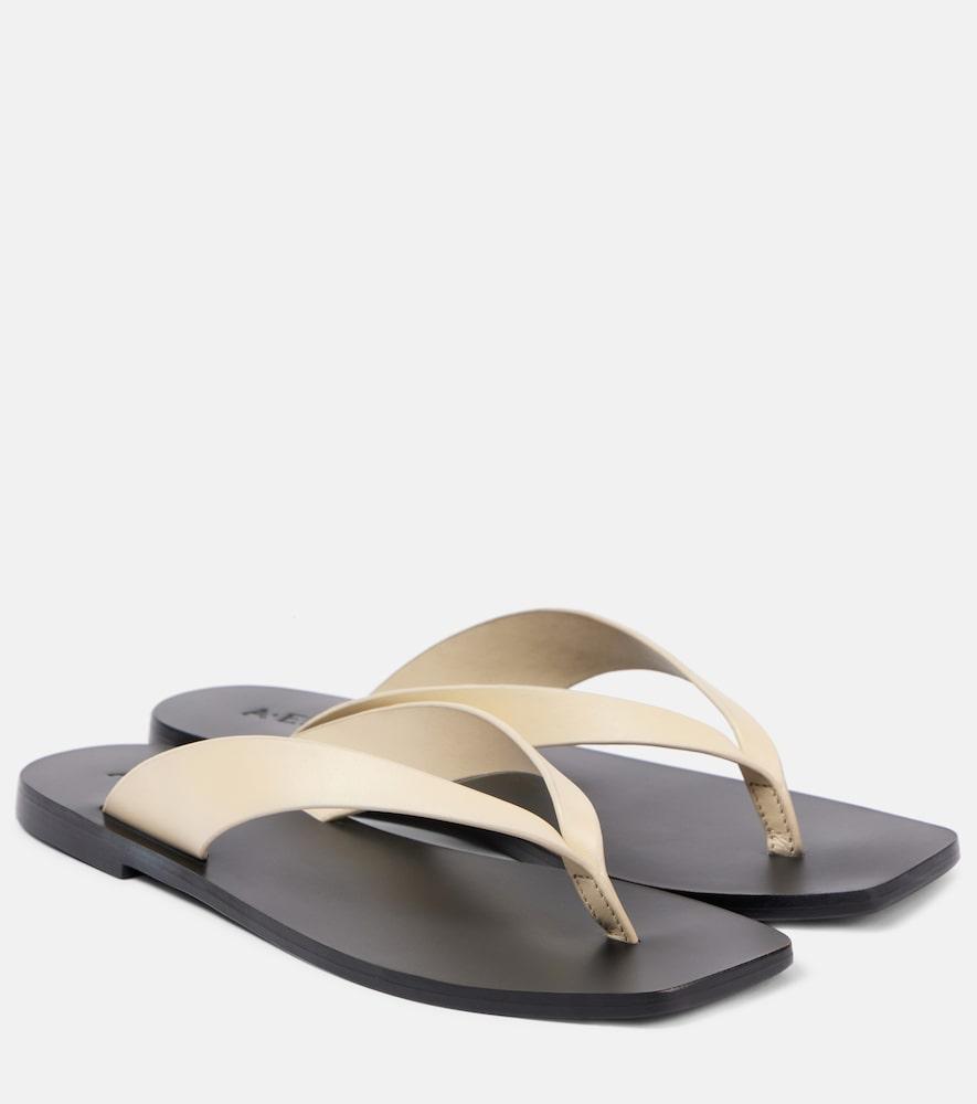 a. emery kinto leather thong sandals