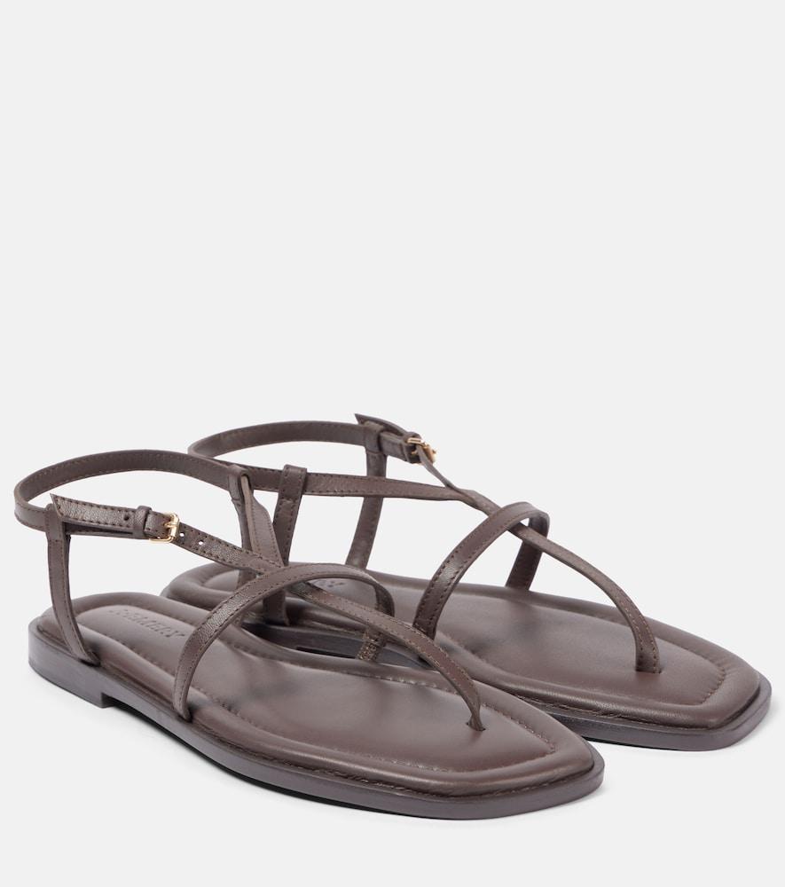 a. emery remly leather thong sandals