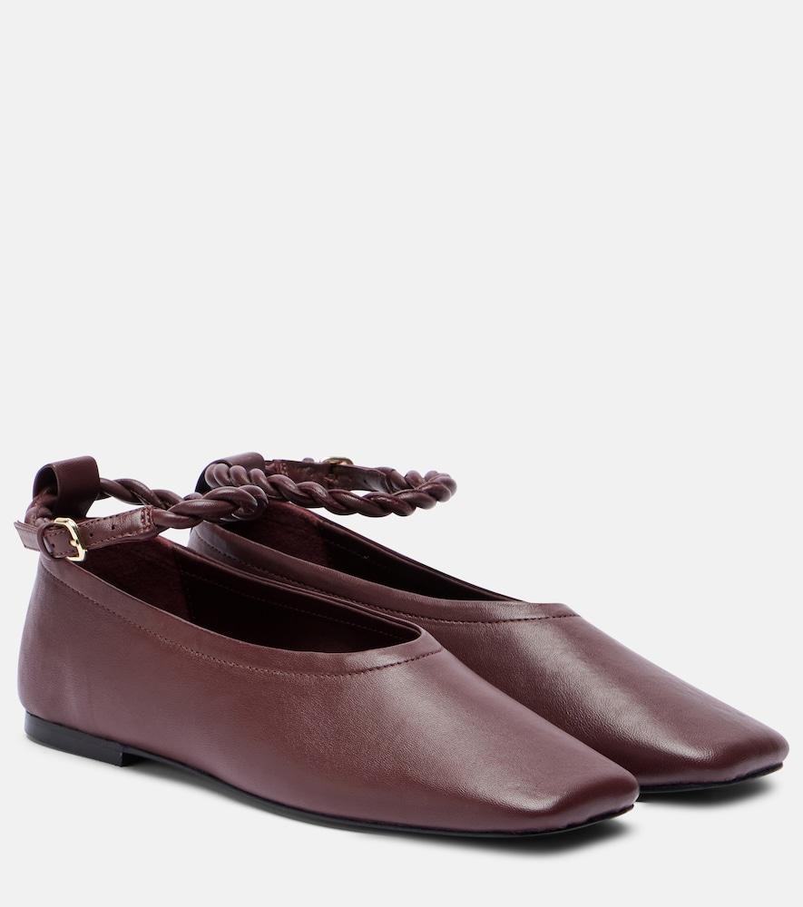 a. emery steele leather flats