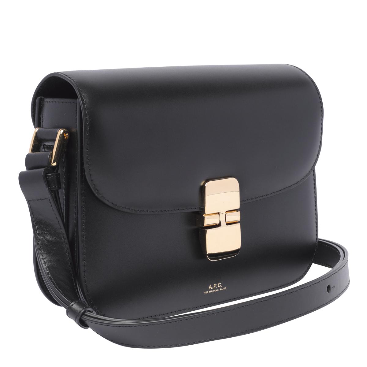 a. p.c. bags black calf leather - women
