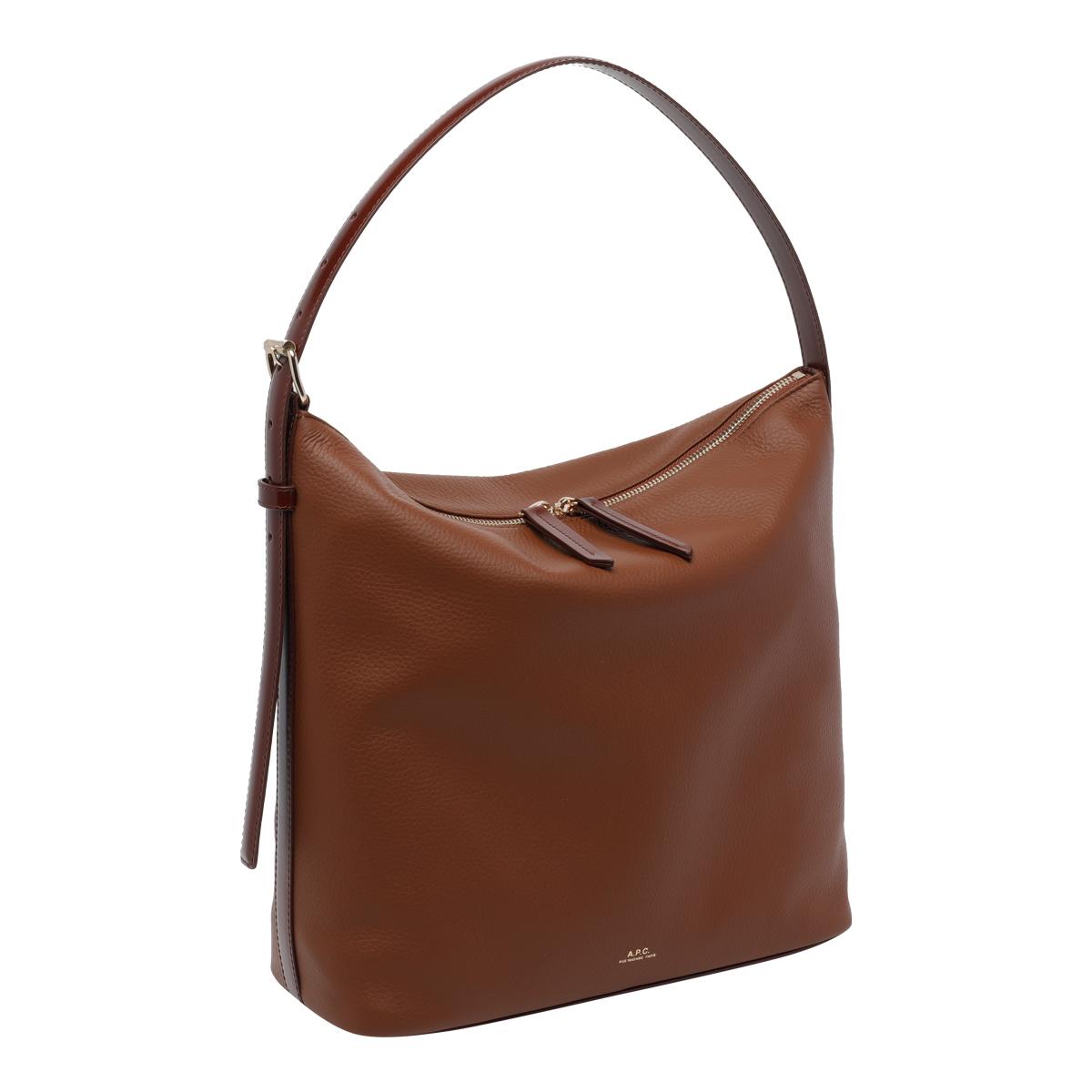 a. p.c. bags brown calf leather - women