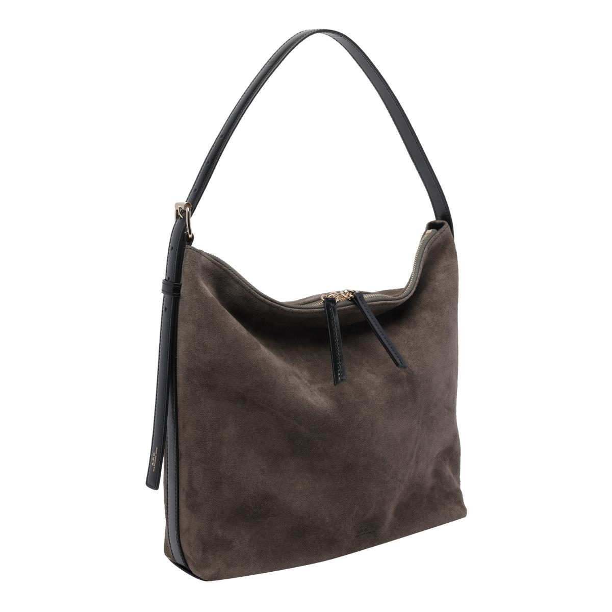 a. p.c. bags grey calf leather - women