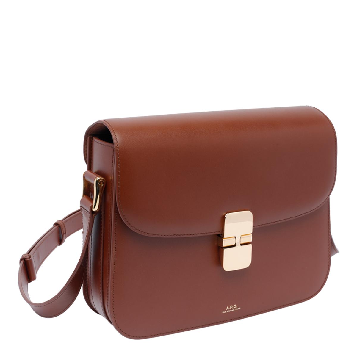 a. p.c. brown calf leather - women