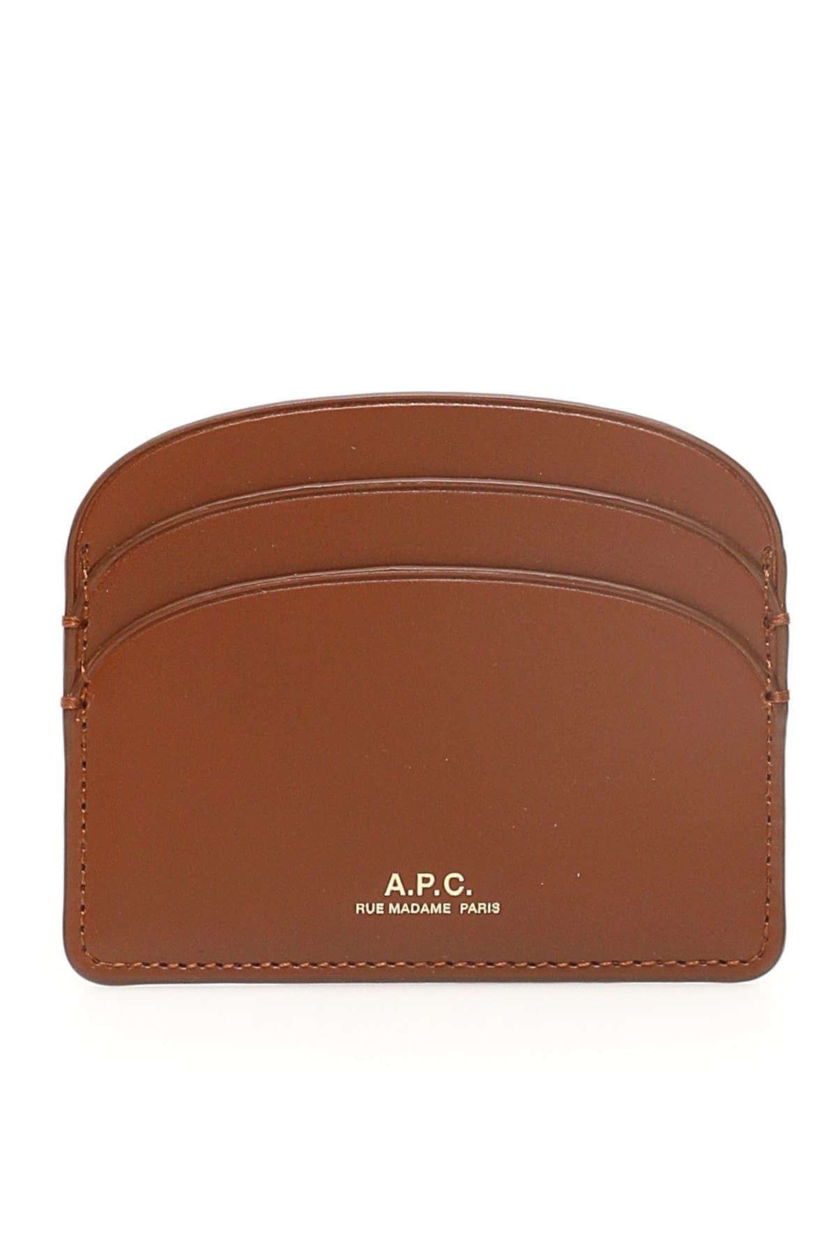 a. p.c. demi lune card holder