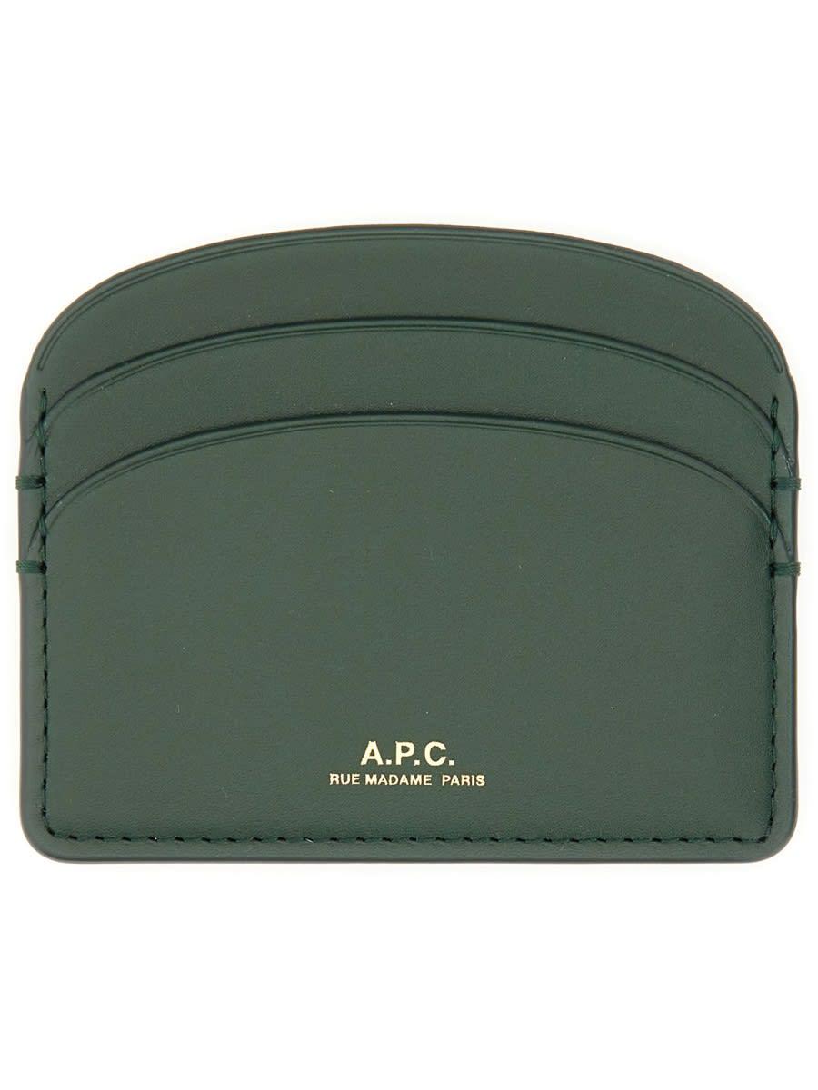 a. p.c. demi lune card holder