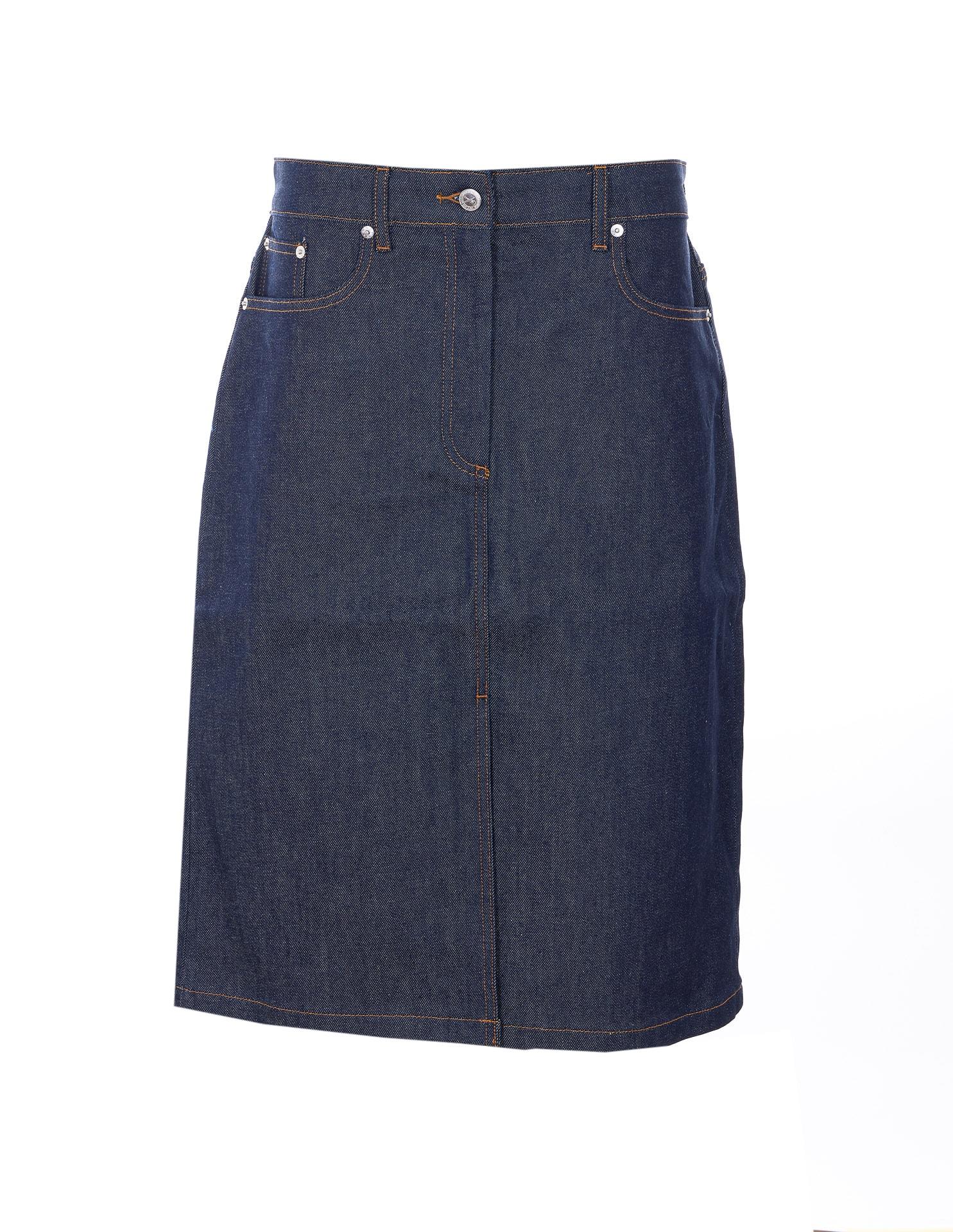 a. p.c. denim midi skirt