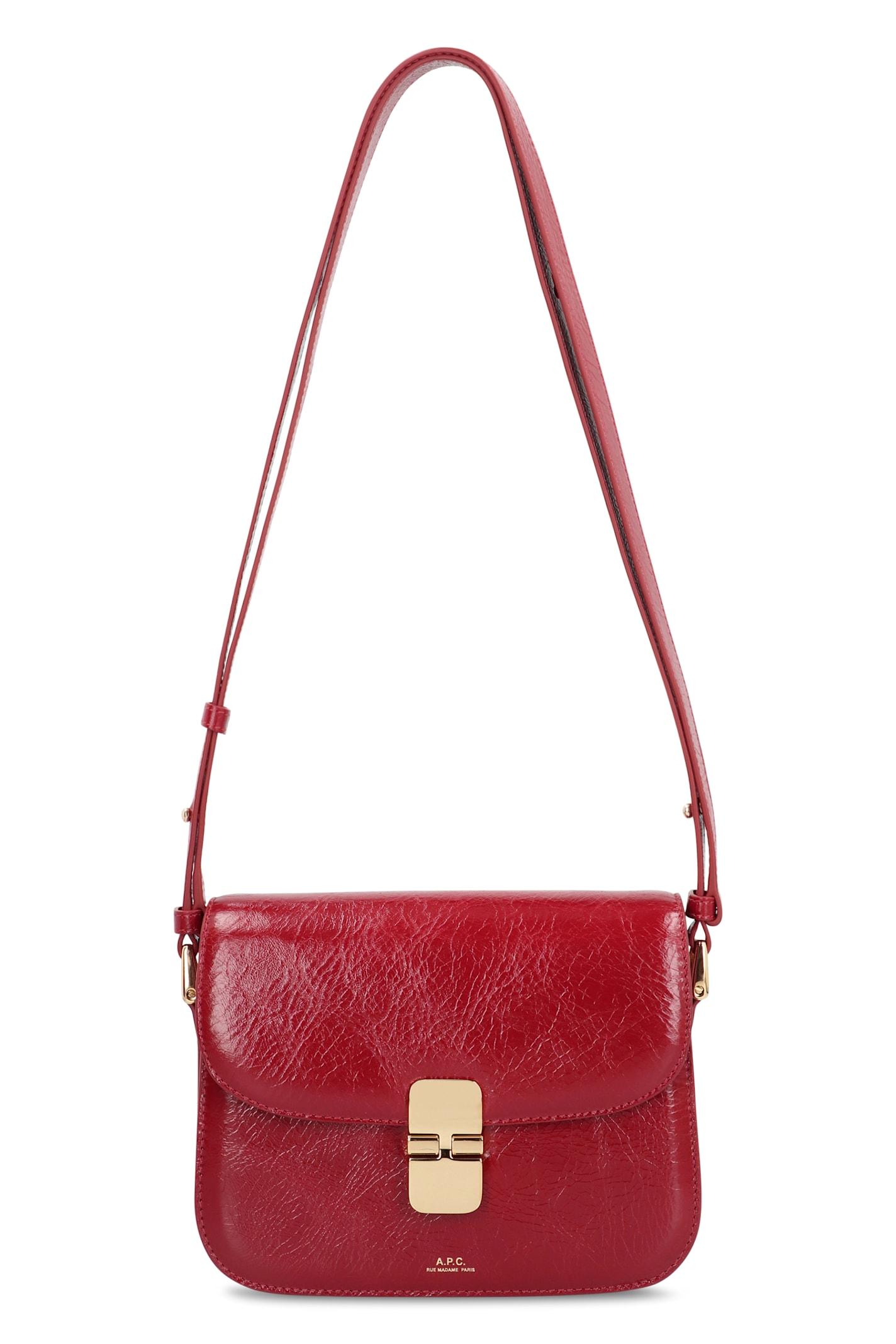 a. p.c. grace small leather bag