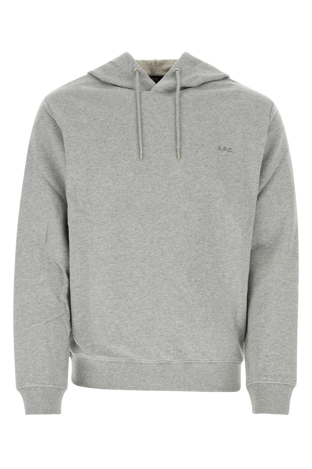a. p.c. grey cotton sweatshirt
