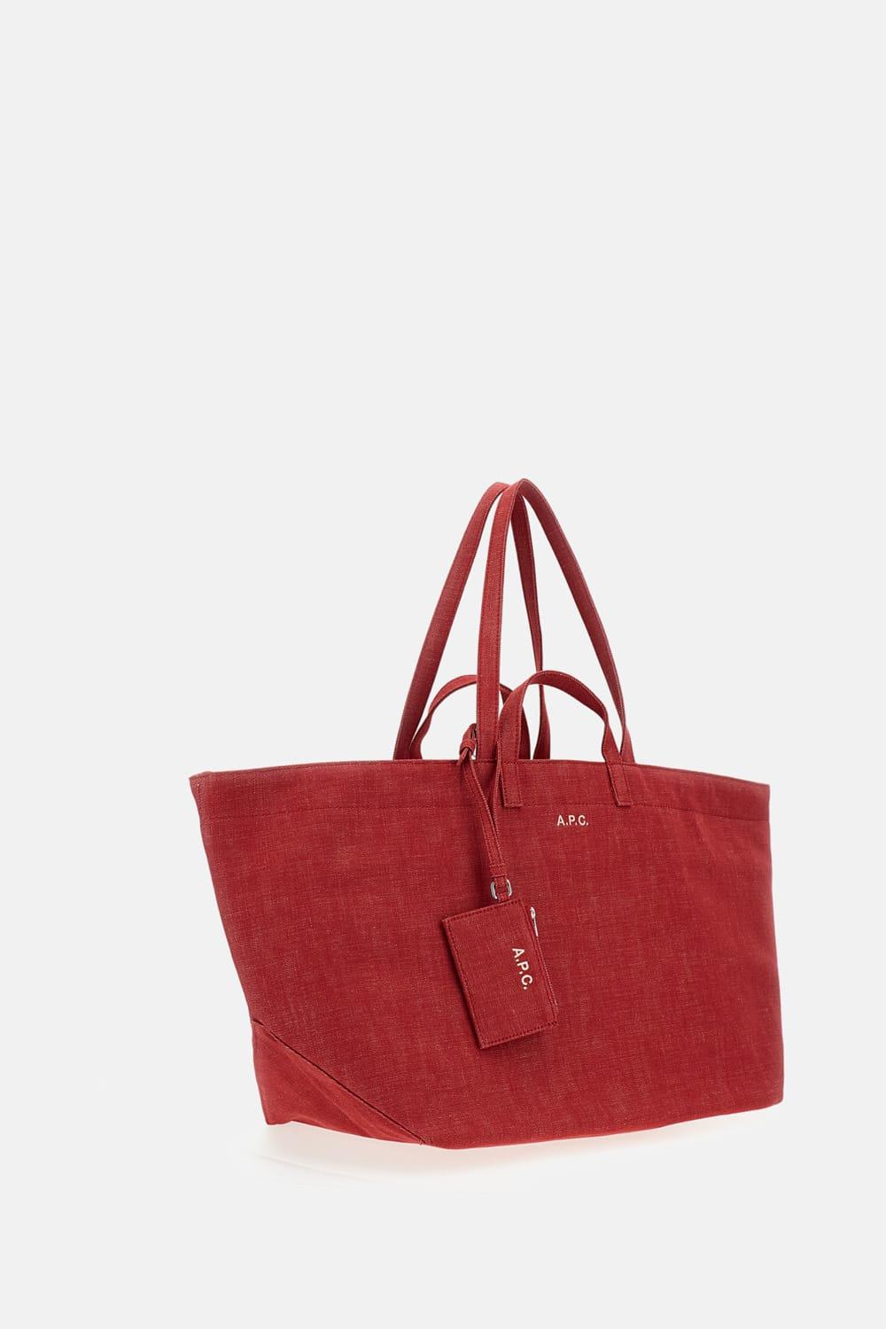 a. p.c. le drummer toile large tote bag