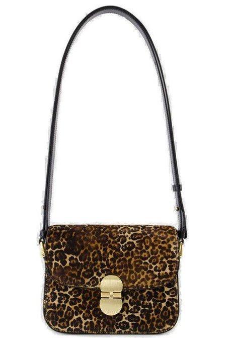 a. p.c. leopard printed small shoulder bag