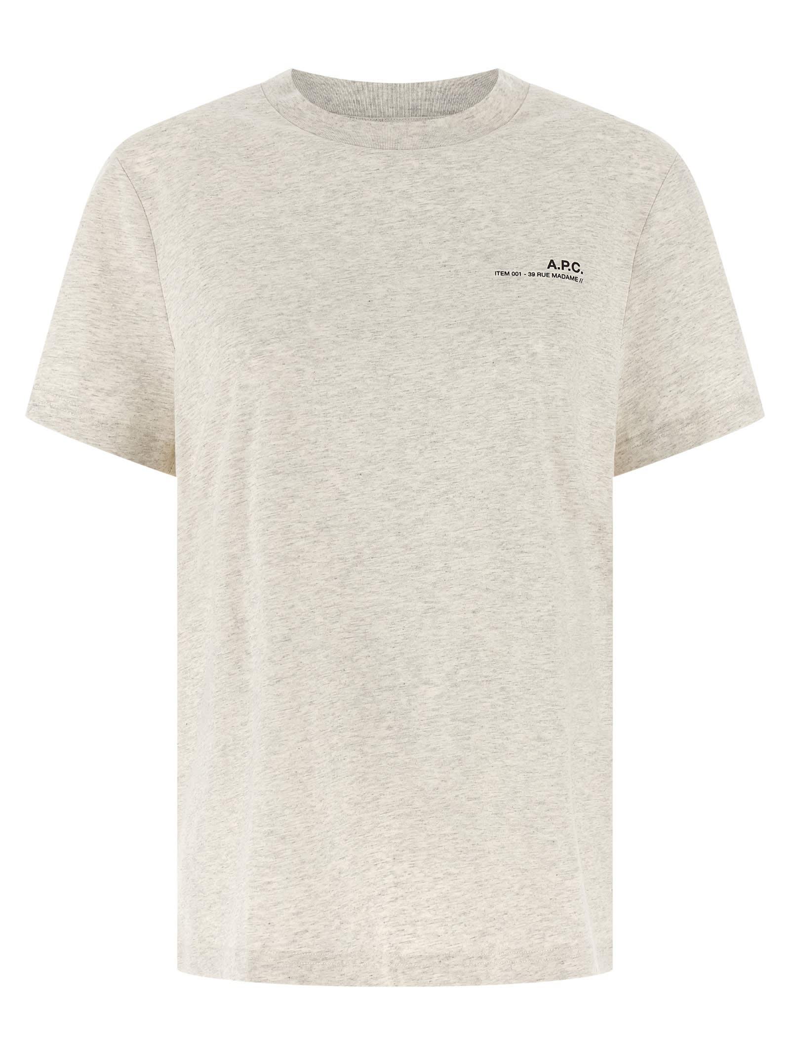 a. p.c. logo print t-shirt