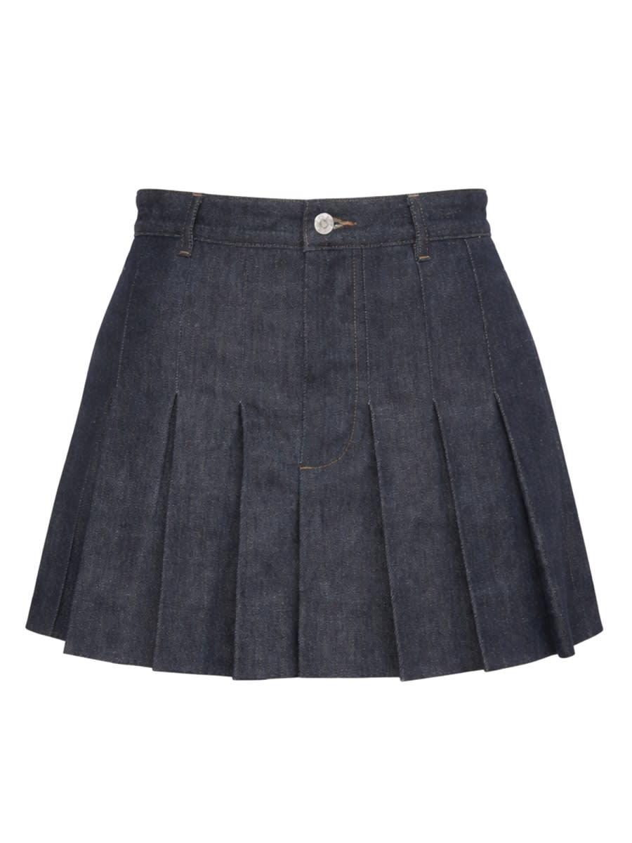 a. p.c. mini pleated skirt