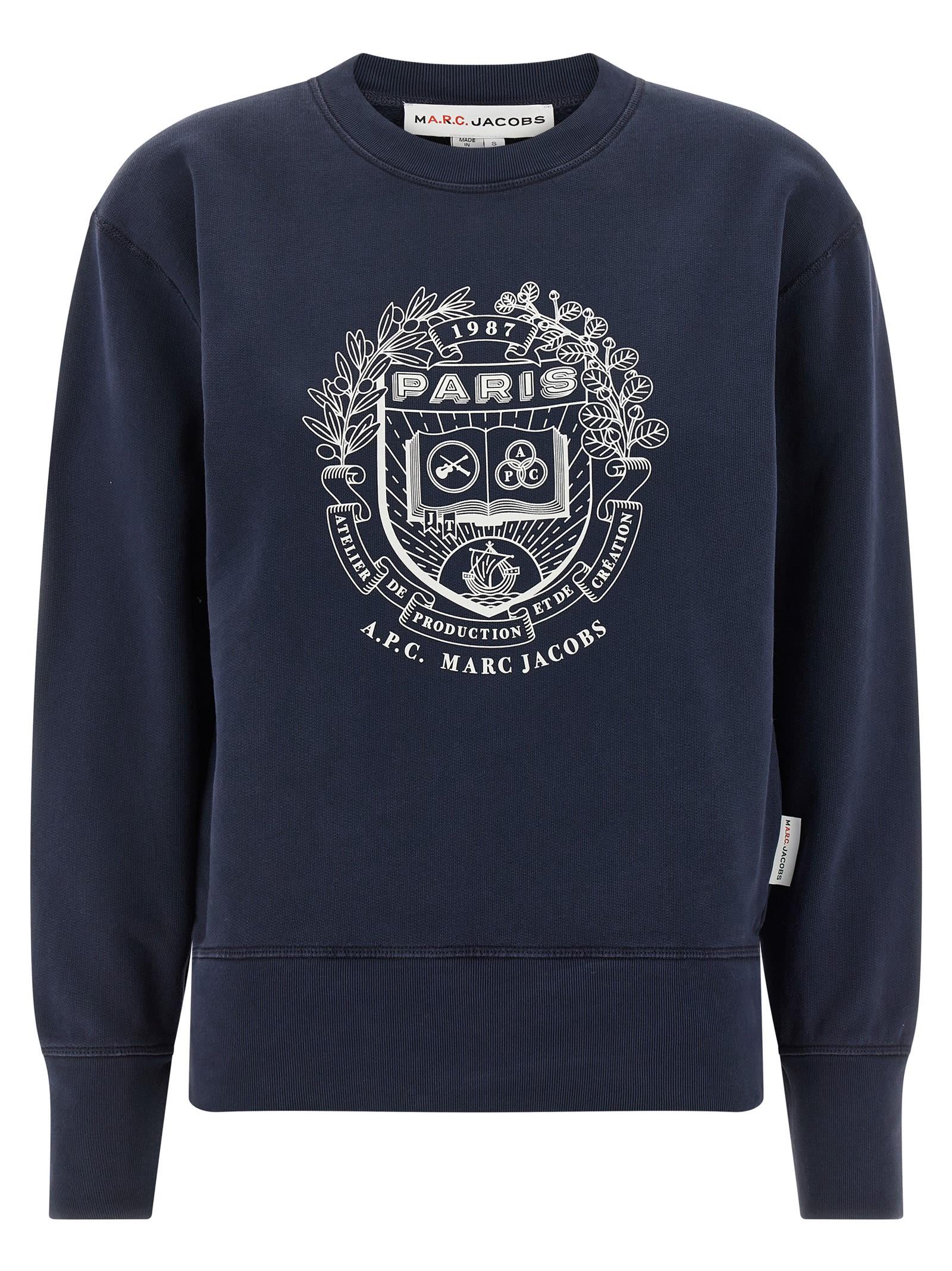 a. p.c. paris apc capsule sweatshirt for marc jacobs