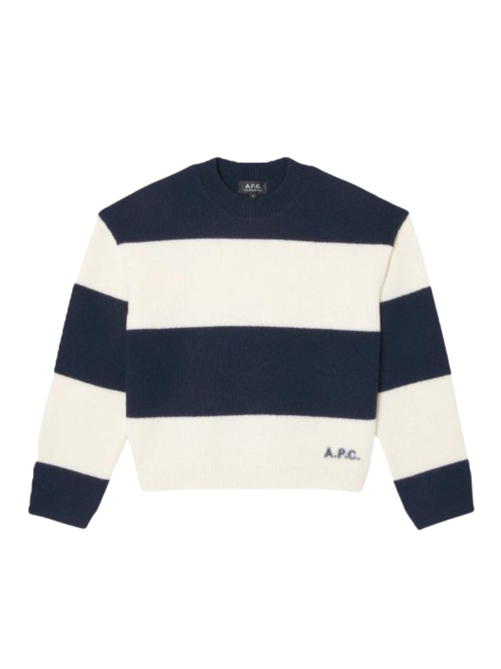a. p.c. penny striped sweater