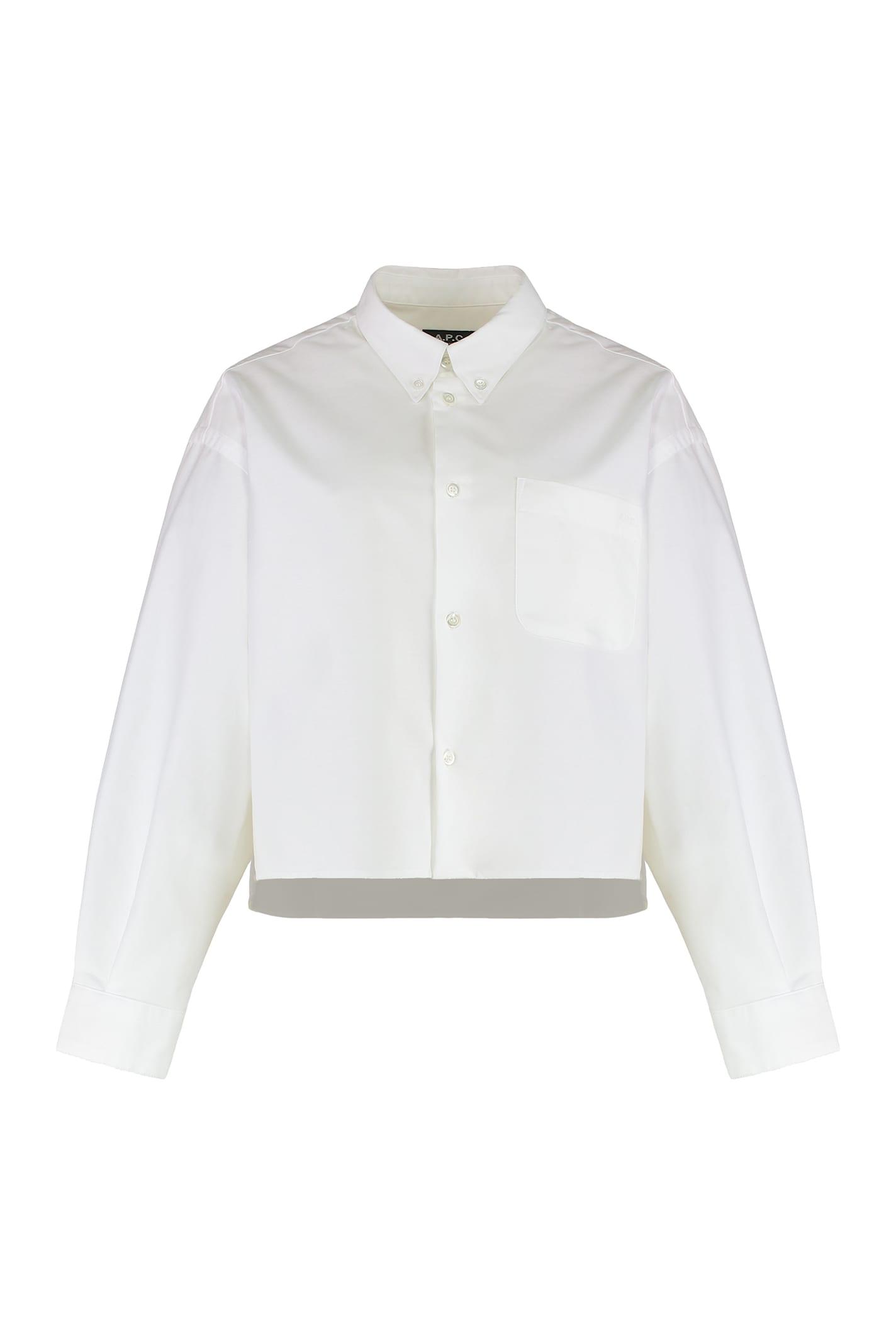 a. p.c. sophia cotton shirt