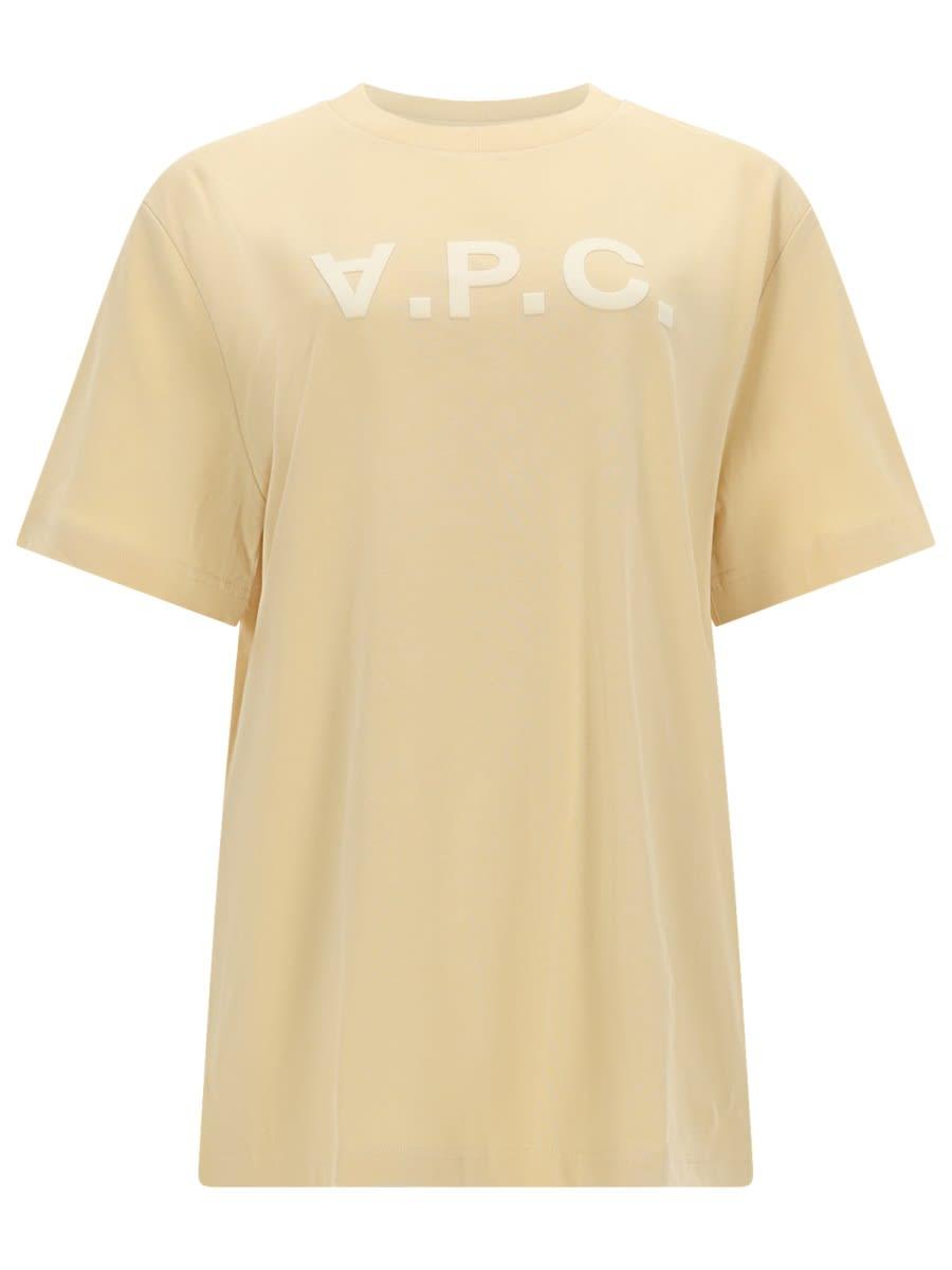 a. p.c. t-shirt with logo