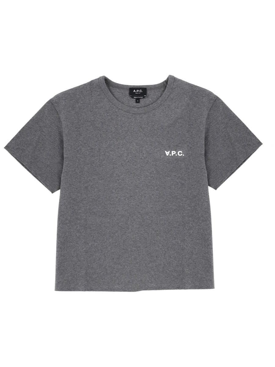 a. p.c. t-shirt with logo