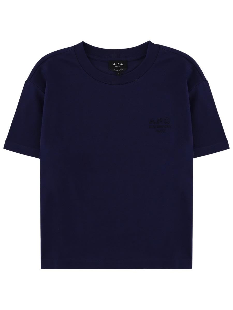 a. p.c. t-shirt with logo