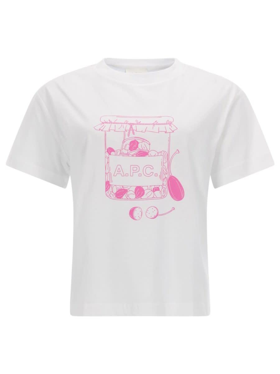 a. p.c. t-shirt with print