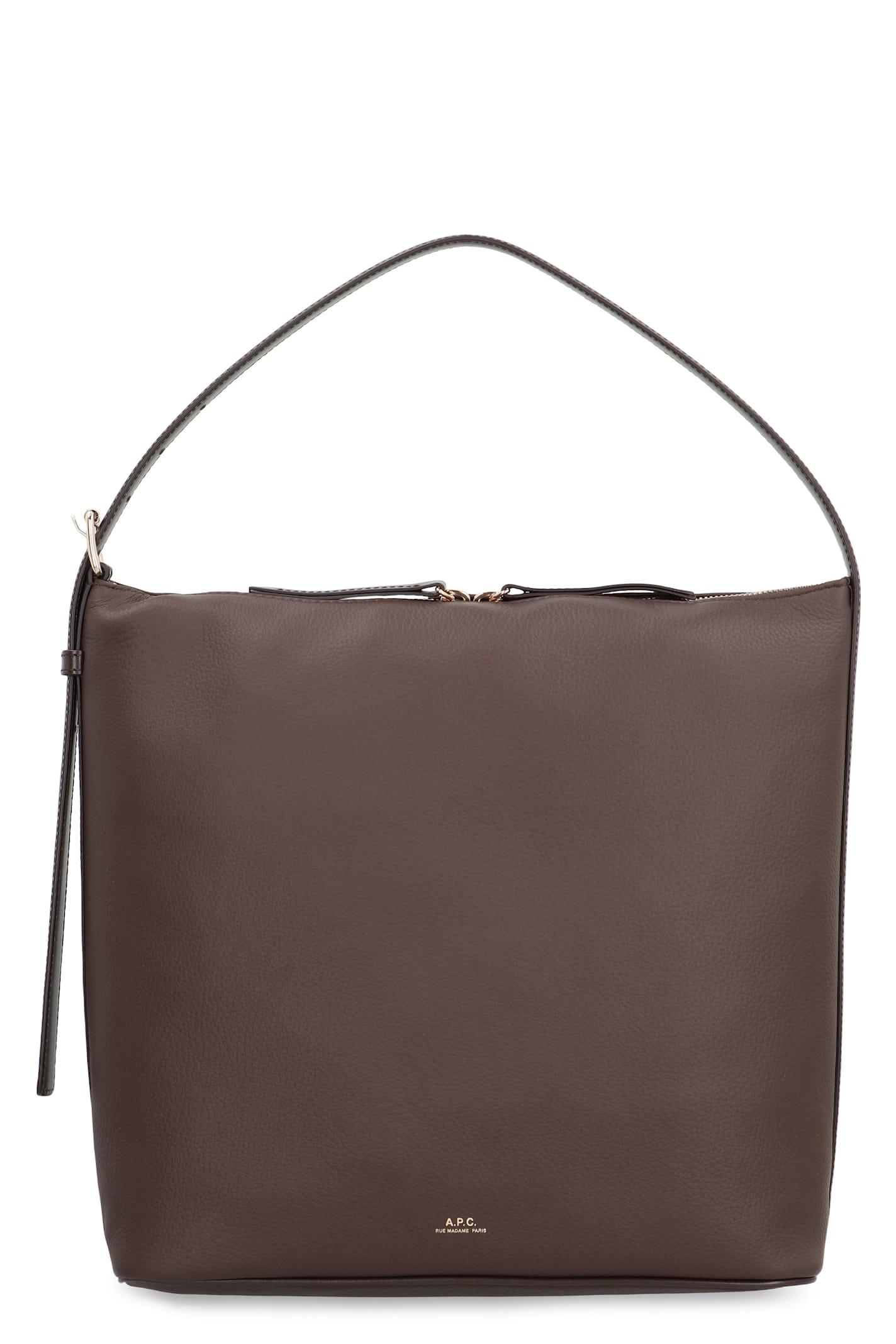 a. p.c. vera leather shoulder bag
