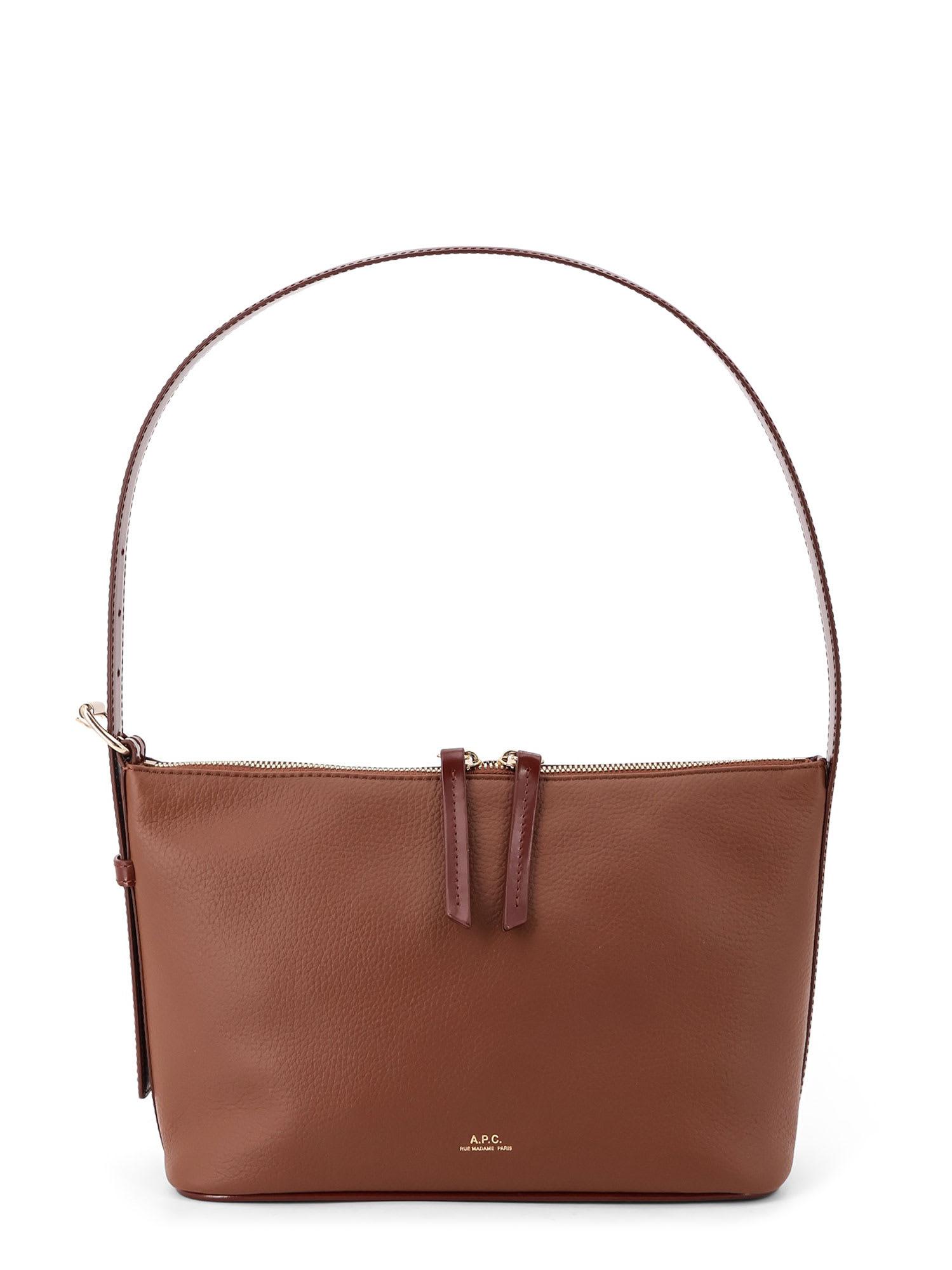 a. p.c. vera leather shoulder bag