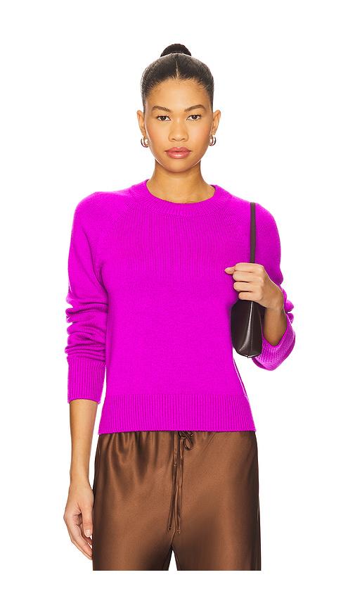 a.l.c. ashtyn sweater in fuchsia.