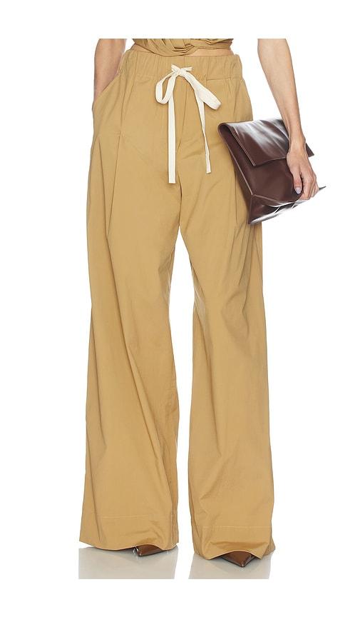 a.l.c. james pant in tan.