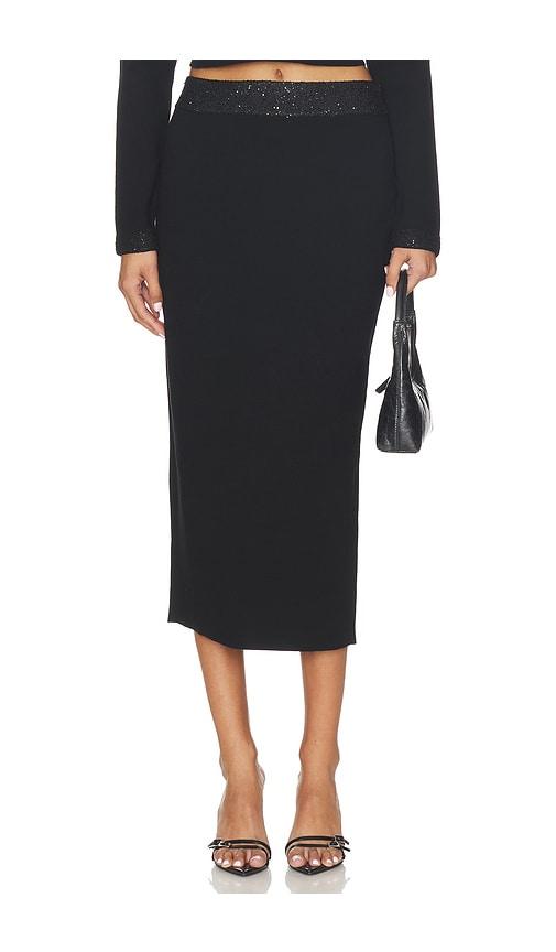 a.l.c. jane skirt in black.