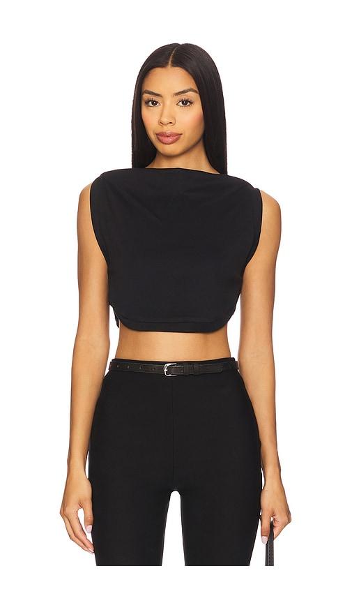 a.l.c. mae tank in black.