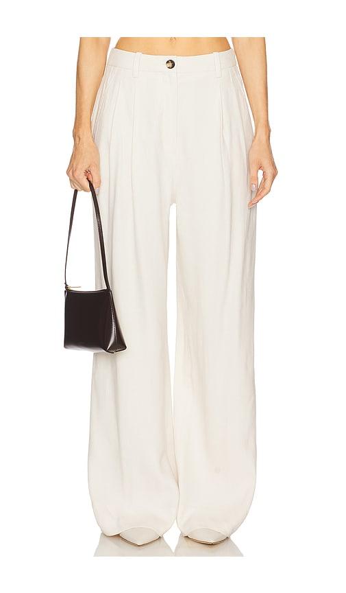 a.l.c. tommy pant in cream.