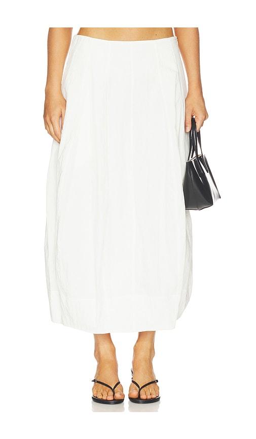a.l.c. veda skirt in white.