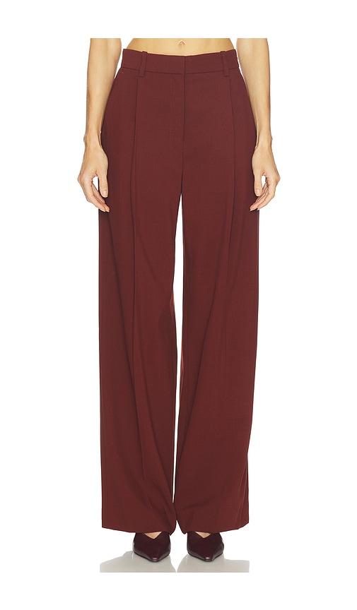 a.l.c. winston pant in rust.