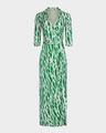 abigail abstract-print jersey maxi wrap dress