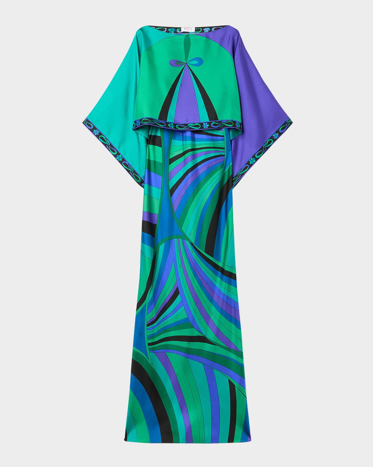 abito coprispalle silk twill dress