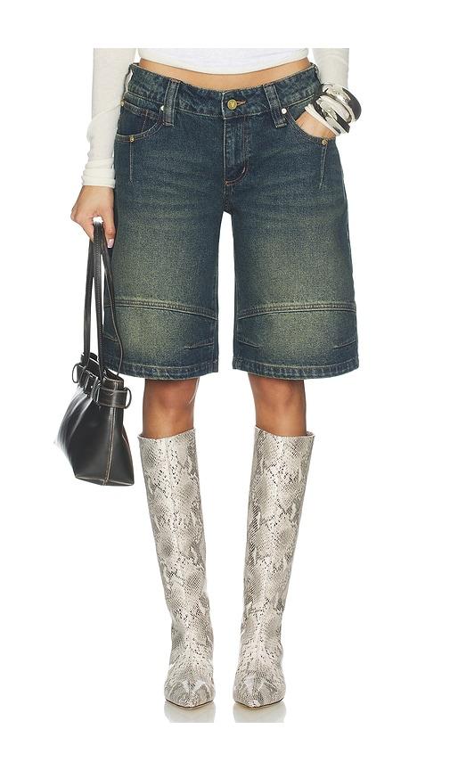 abrand 00 baggy jort shorts in blue.