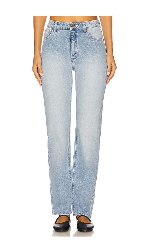 abrand 94 straight jeans in blue.