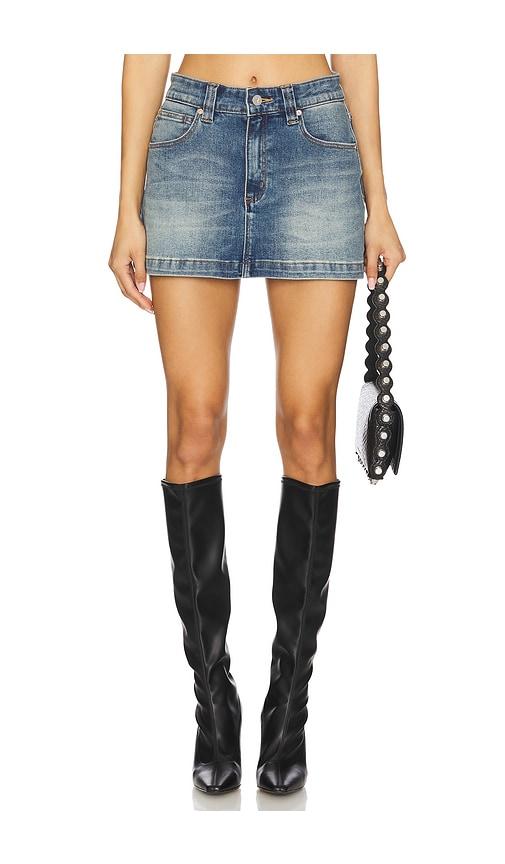 abrand 95 aline skirt in blue.